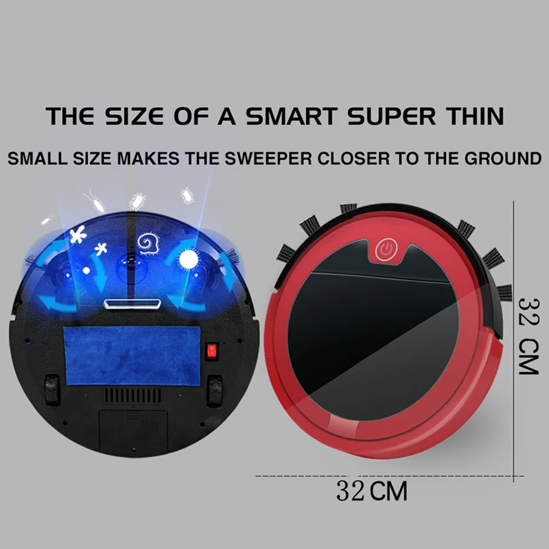 

Sweeping Robot Intelligent Induction Household Vacuum Cleaner USB Charging with Remote Control