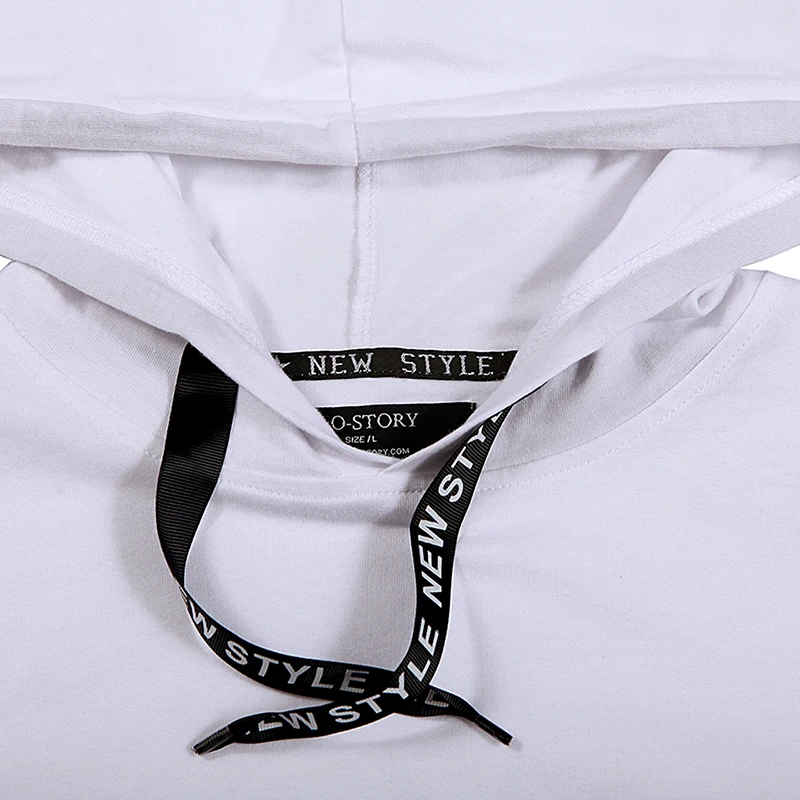 Женская мода 2020 мужские футболки в стиле пэчворк с длинным рукавом и капюшоном