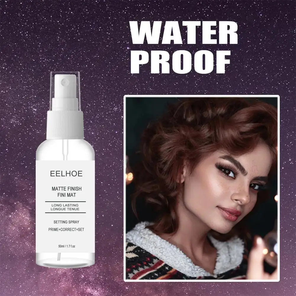 

50ml Matte Makeup Styling Spray Moisturizing Lotion Oil Control Does Not Take Off Makeup 30 Seconds Long Lasting Quick Makeup