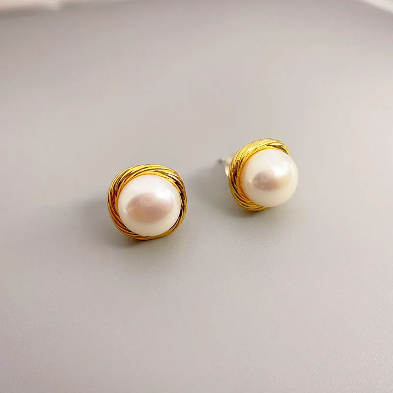 

Серьги в японском и корейском стиле, Серебро S925 пробы