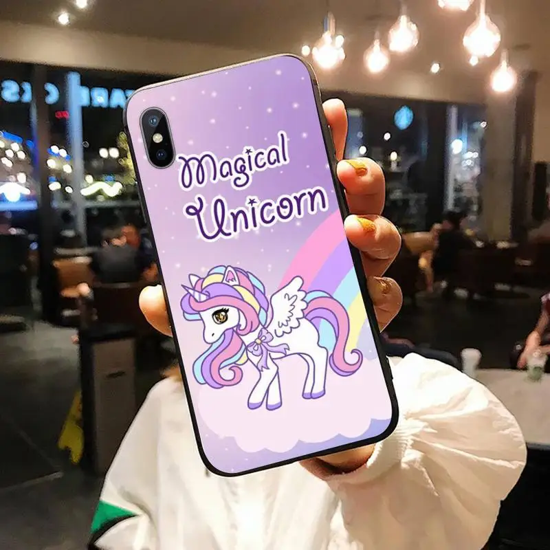

unicorn cute cartoon high quality Phone Case for iPhone 11 12 pro XS MAX 8 7 6 6S Plus X 5S SE 2020 XR