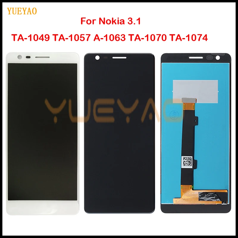 Сенсорный ЖК-экран для Nokia 3 1 TA-1049 TA-1057 TA-A-1063 TA-1070 TA-1074 TA-1020 TA-1028 TA-1032 TA-1038 | Мобильные
