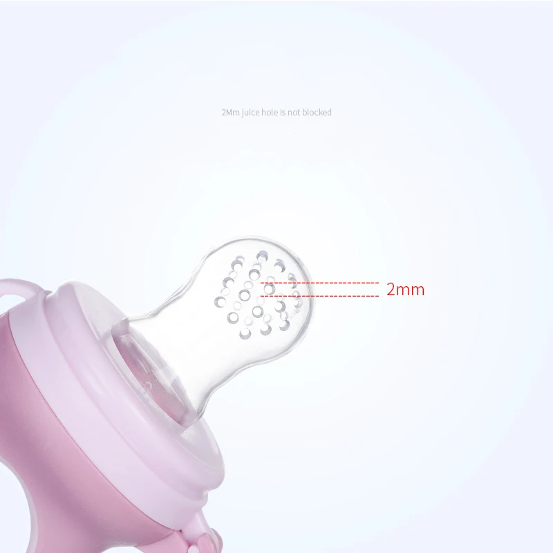 Силиконовая бутылочка с соской для кормления ребенка безопасный грудным молоком