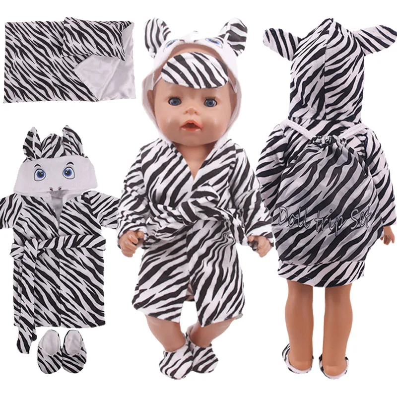 6 шт. Детская Одежда для кукол котенок единорог кошка кролик лиса Мультяшные