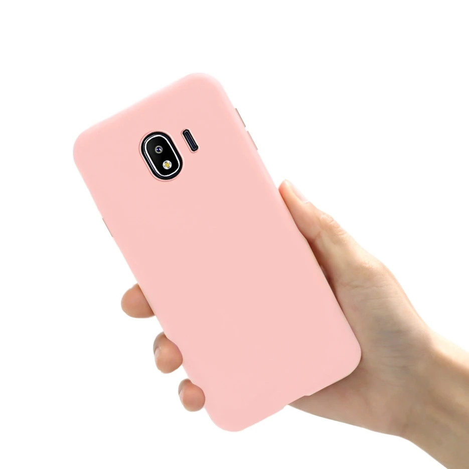 Light pink Милый чехол ярких цветов для samsung Galaxy J2 J2 Pro J250 J250F/DS глобальная версия силиконовый чехол s для samsung J2 чехол бампер - Цвет: Light pink
