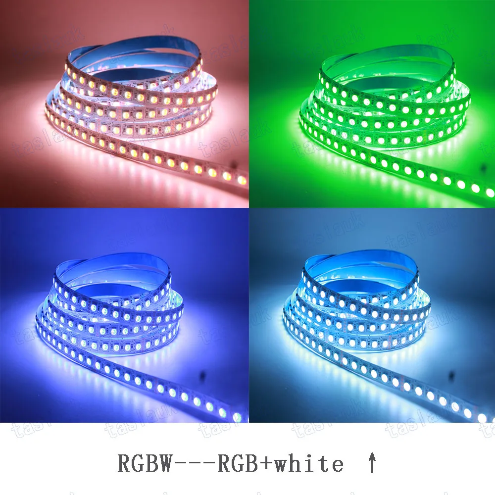 Гибкая светодиодная лента 5 м 4 цвета 1 чип 12 В 24 RGBWW RGBW RGB 84 светодиосветодиодный s/M