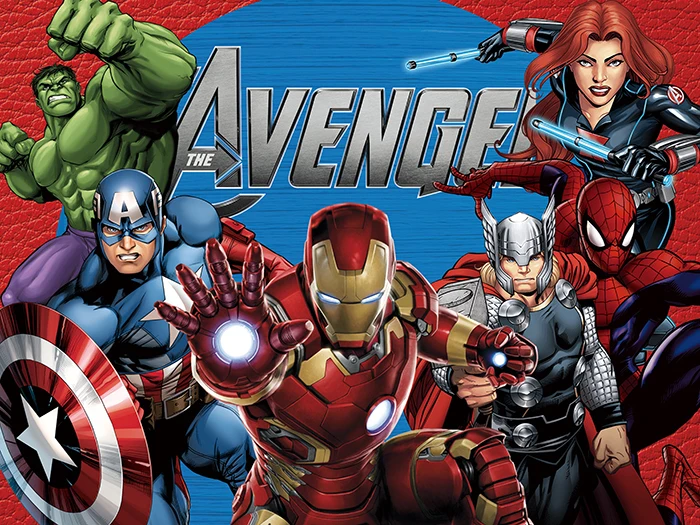 Фон для фотосъемки с изображением Диснея Марвел 125x80 см | Дом и сад