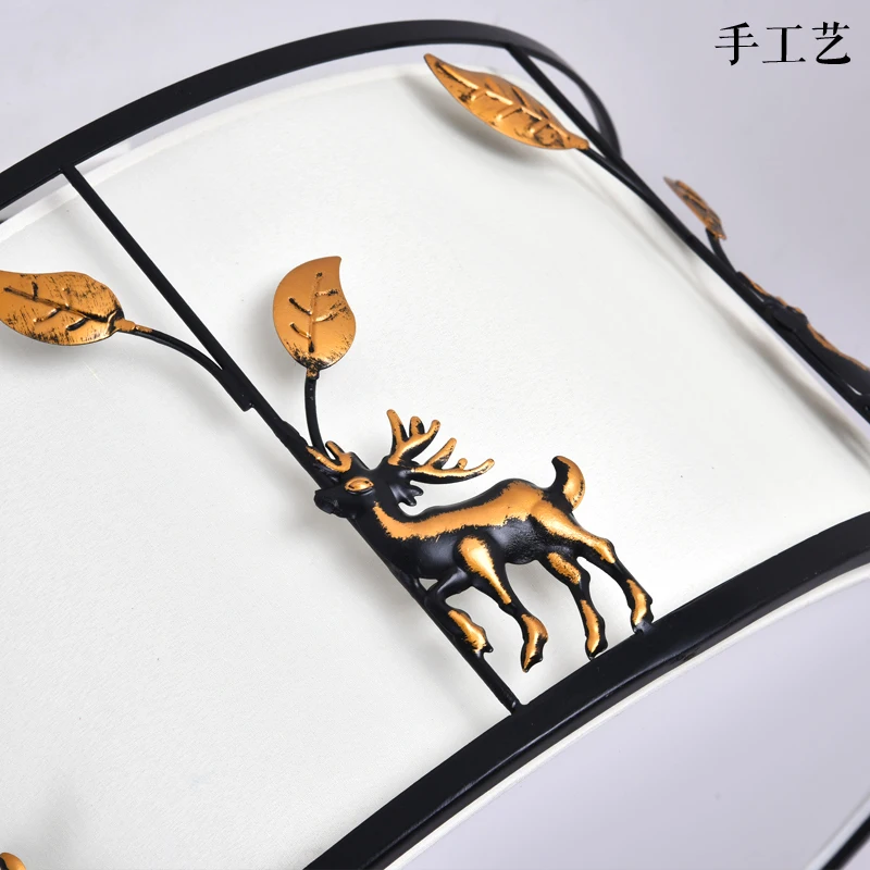 Скандинавский олень круглый дом потолочный светильник для столовой кухни птицы