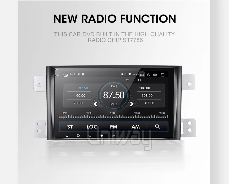 Uniway AWTL8071 2G+ 32G android 9,0 автомобильный dvd для suzuki grand 2006-2011 vitara мультимедийный автомобильный Радио Стерео gps с рулевым колесом