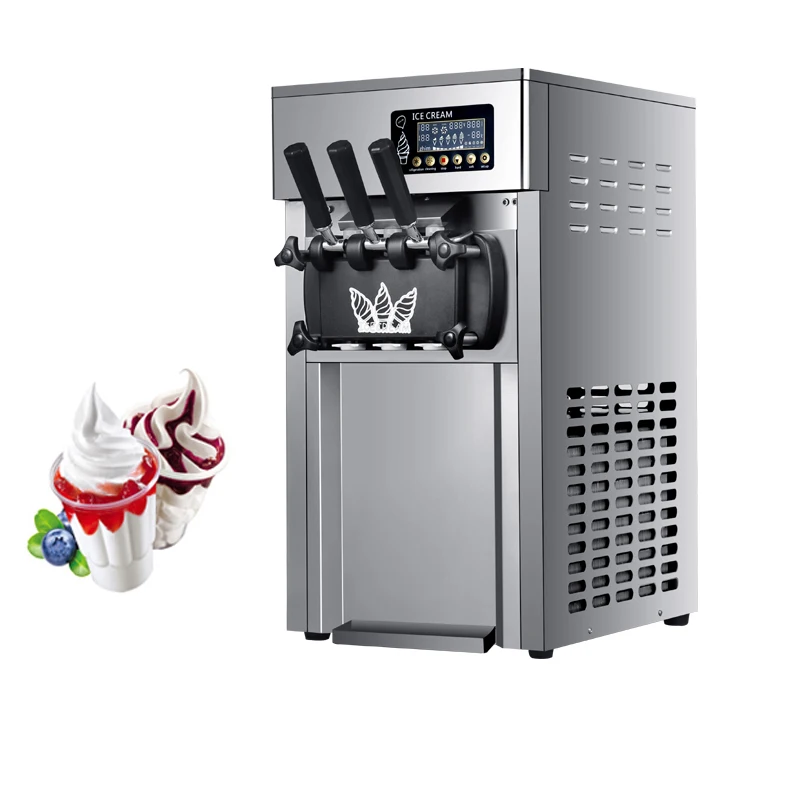 

Автоматическая машина для производства мягкого мороженого, коммерческий производитель, хладагент R410A r22