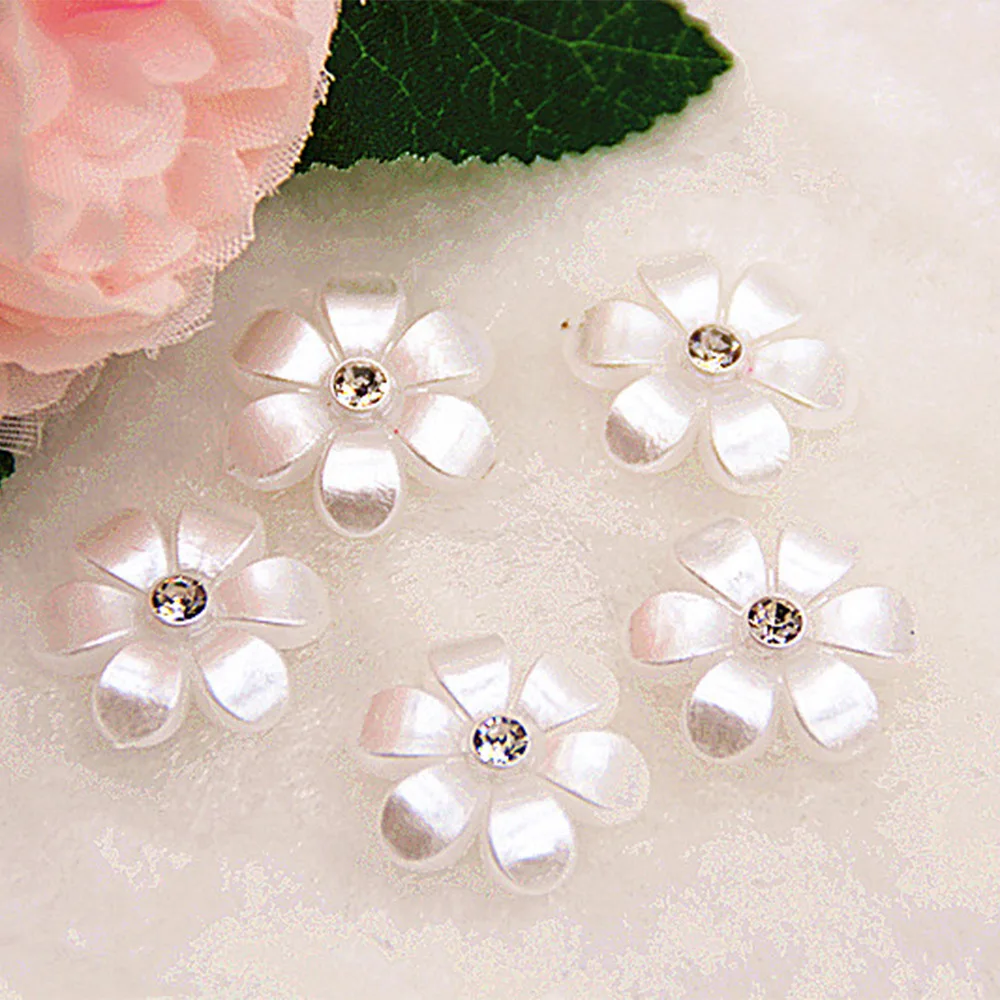 

30 шт., искусственный жемчуг из АБС-пластика, 20 мм