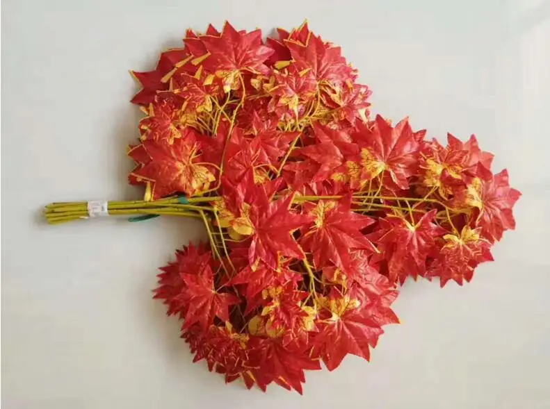 Бесплатная доставка белый красный зеленый золотой серебряный кленовый лист