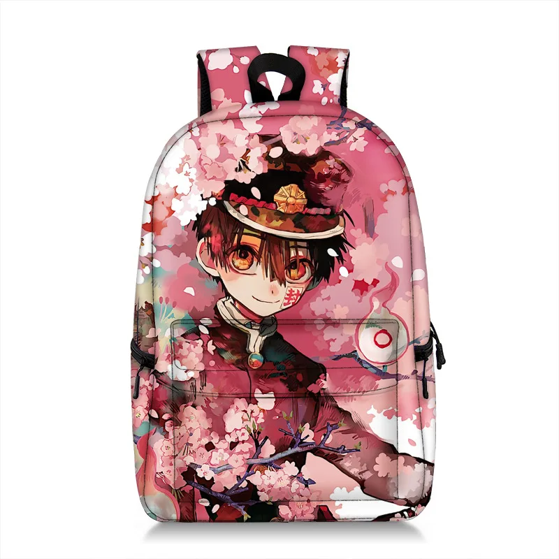 

Kawaii Jibaku Shounen Hanako-kun Anime Backpack Toilet-Bound Hanako Kun Student Bag Nene Yashiro Girls Large Capacity Bookbag