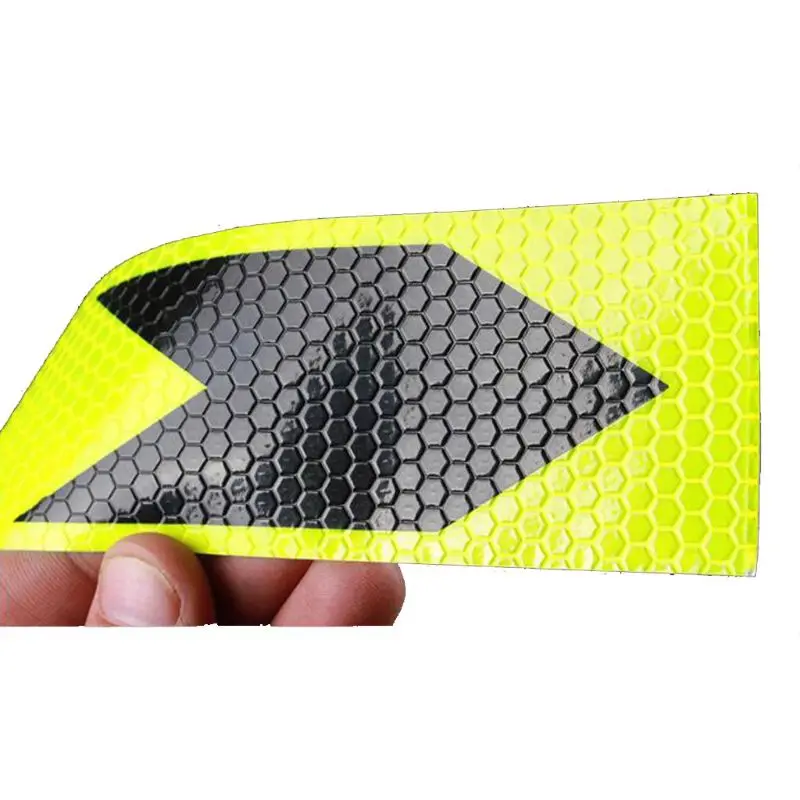 2 шт. Светоотражающие Предупреждение ющие знаки безопасности лента PP наклейки