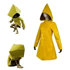 Маленький кошмарный костюм для косплея 2 моно-шесть голодных детей куртка пальто Хэллоуин Желтый дождевик для взрослых детей рождественские подарки