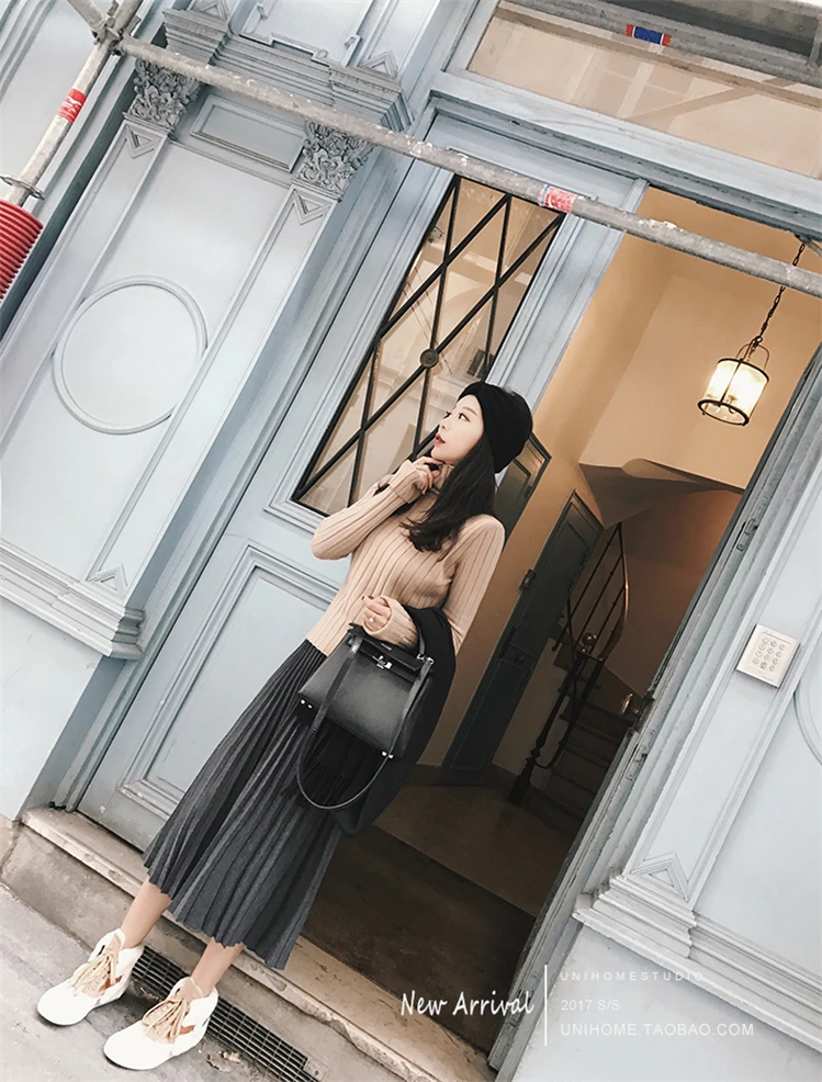 Timis Li ion аккумулятор с юбкой на осень-зиму женские вязаные свитеры юбки