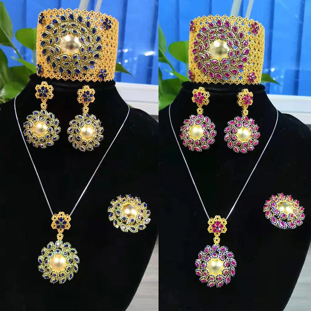 

Набор женских сережек и браслетов в виде павлина, 3 шт.