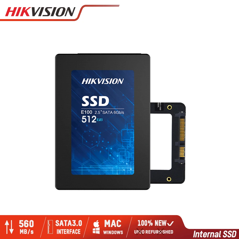 

SSD Hikvision 560 МБ/с. MAX 128 ГБ 256 ГБ 1 ТБ 512 дюйма SATA 3 Внутренний твердотельный диск SDD 3D NAND диск для ноутбука