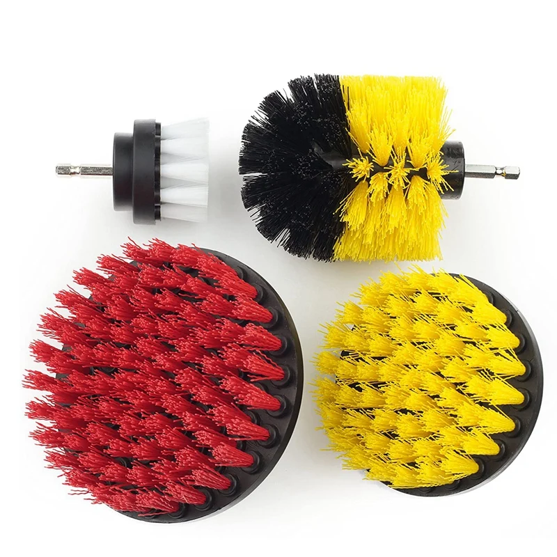 

New Drill Brush Scrub Brush Electric Drill Brush Head Attachment Cleaning