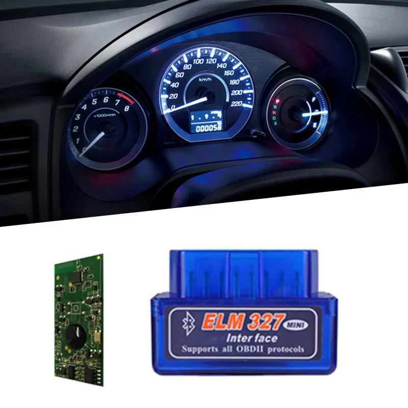 Новейшие Автомобильные диагностические инструменты OBD2 Elm327 V1.5/V2.1 Bluetooth