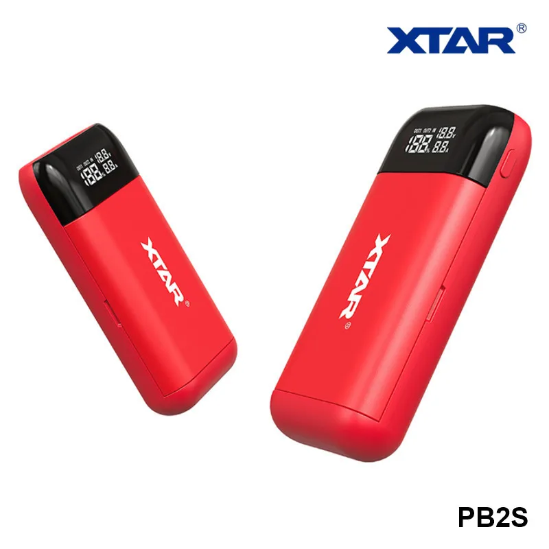 Xtar PB2 PB2S QC3.0 Type C USB портативное зарядное устройство 20700 18700 21700 18650 батарея ЖК