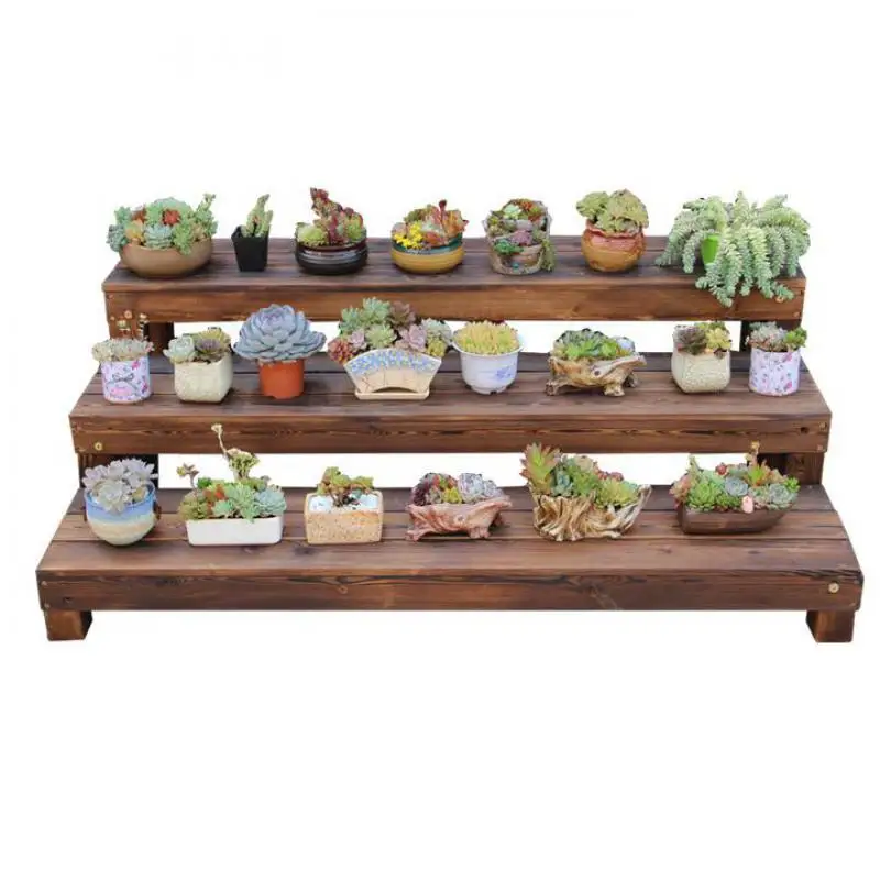 600 твердой древесины сочные цветочный воротник стойка стенд Многослойные балкон