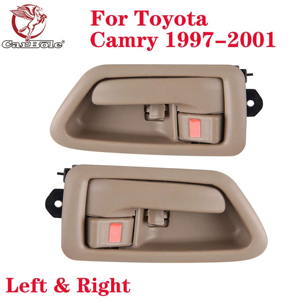 

Left & Right Driver Side Inside Inner Door Handle Trim Beige For Toyota Camry 1997 1998 1999 2000 2001 Avalon Camry Tundra