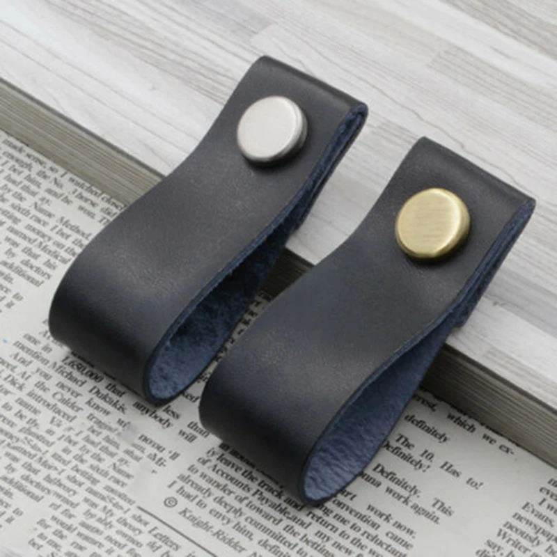 Ручки для шкафа из мягкой кожи ручки комода кухни дверные ящика мебели