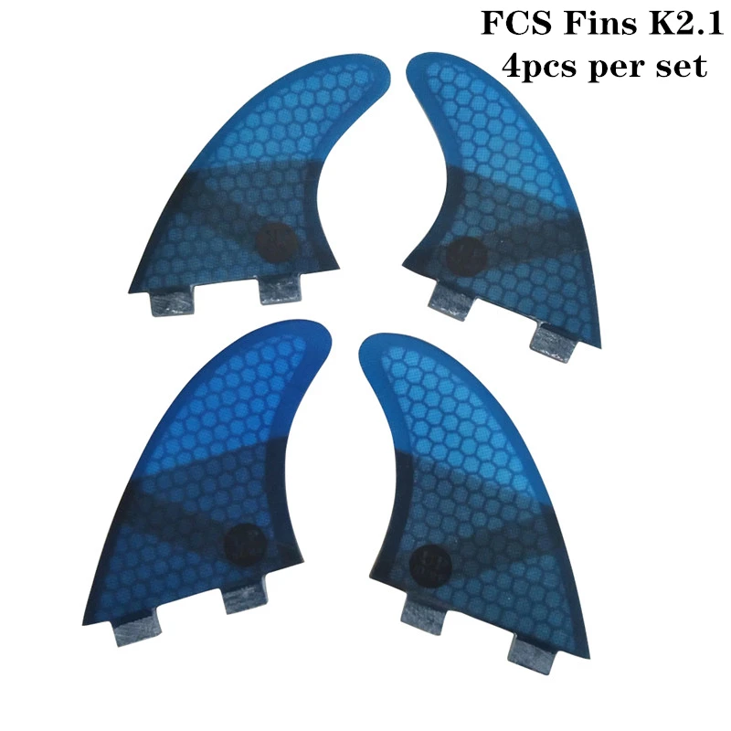 Плавник для серфинга FCS K2.1 плавники голубого/зеленого/Красного/черного цвета