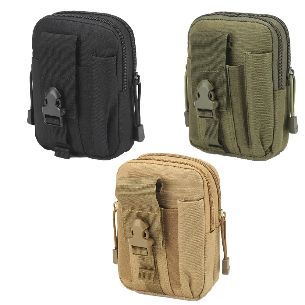 

Practical Waterproof Outdoor Sports MOLLE Bag Mobile Phone Bag Waist Cover Mobile Phone Bag Leather Case Belt Bag Waist Bag