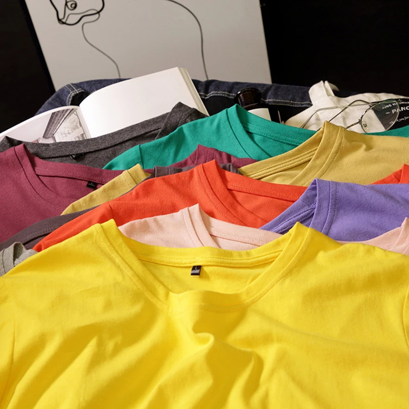 Повседневное Harajuku женские футболки топы Новые летние короткий рукав со Размеры