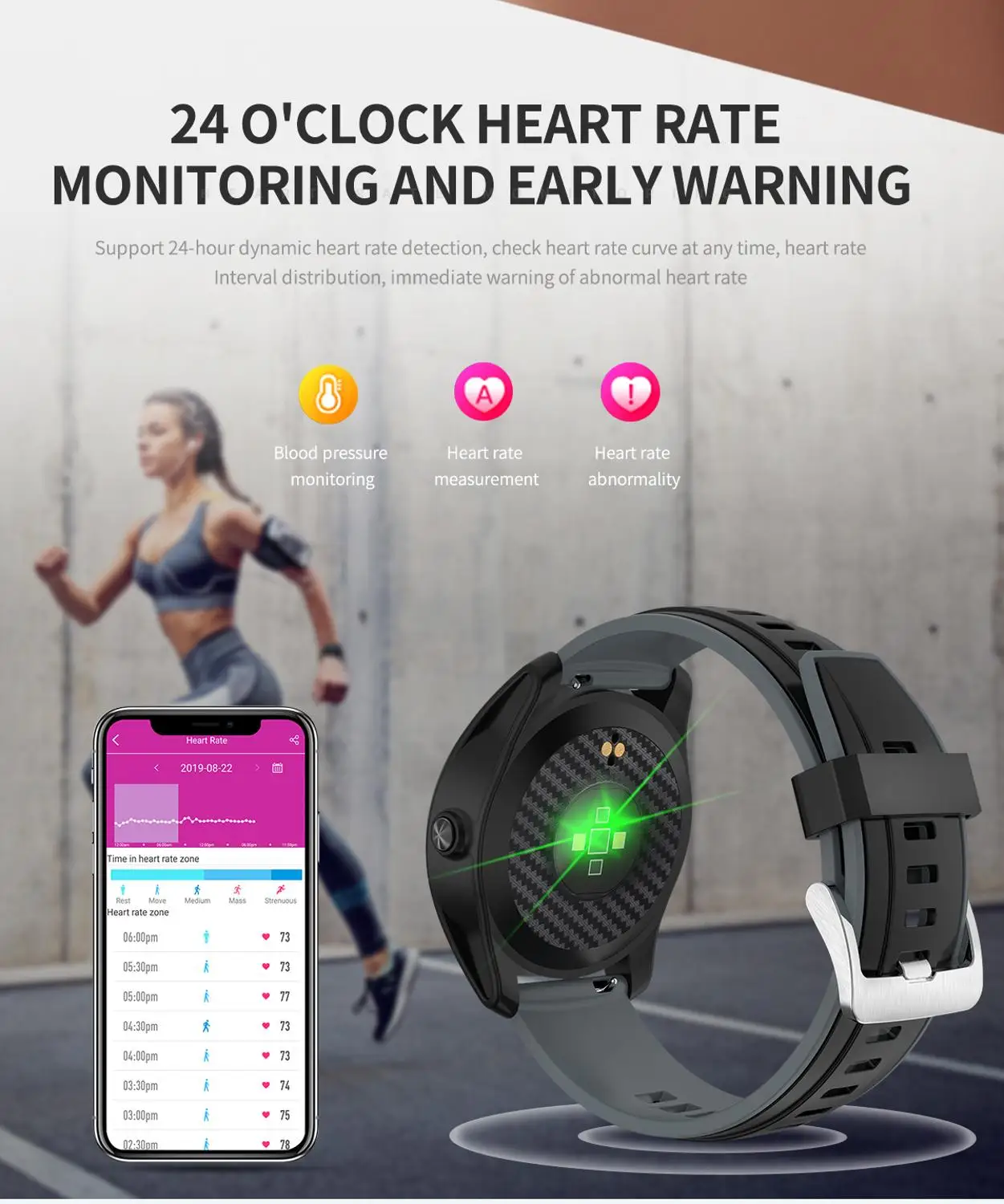 Смарт часы 1 4 дюйма с несколькими спортивными режимами фитнес трекер для