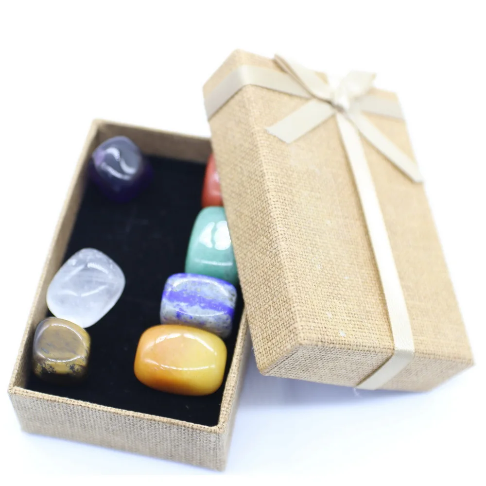 Новый семь цветов Нерегулярные lucky натуральных камней послужат прекрасным