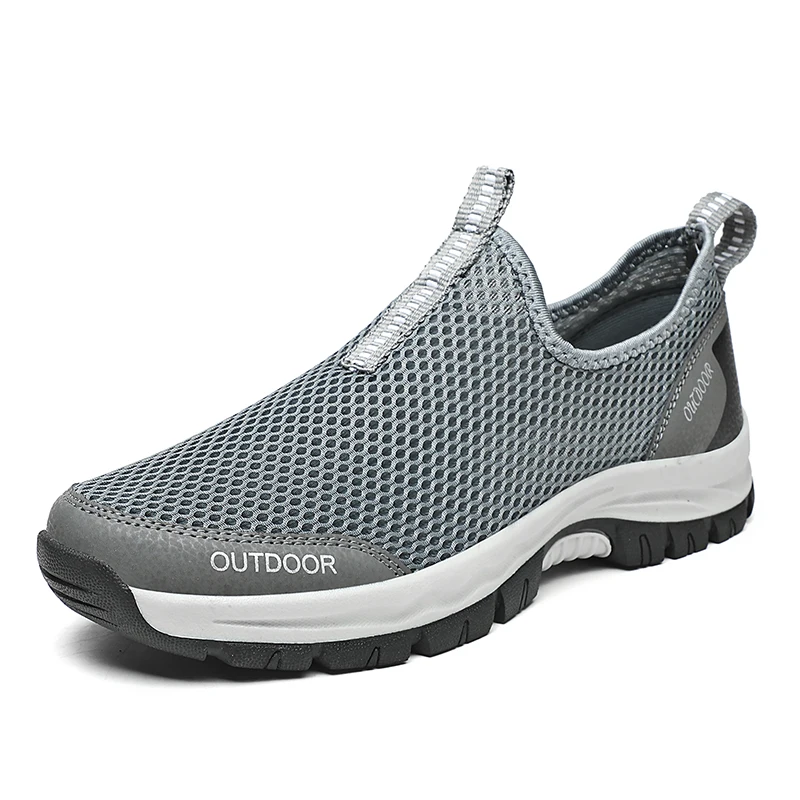 Men Women Hiking Shoes Outdoor Walking Jogging Trekking Boots Mountain Climbing Sport Male Waterproof Sneakers Athletic Non-Slip