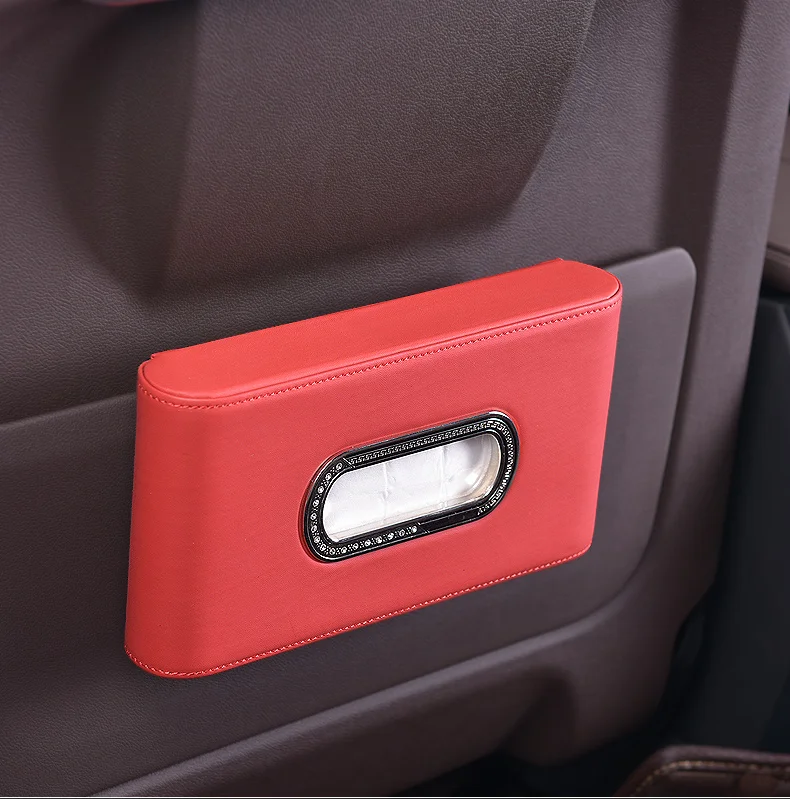 

Black Square Tissue Box Cover Car Container Vintage Toilet Tissue Box Retro Bamboo Servilletero Cocina Car Storage Box EA60ZJ