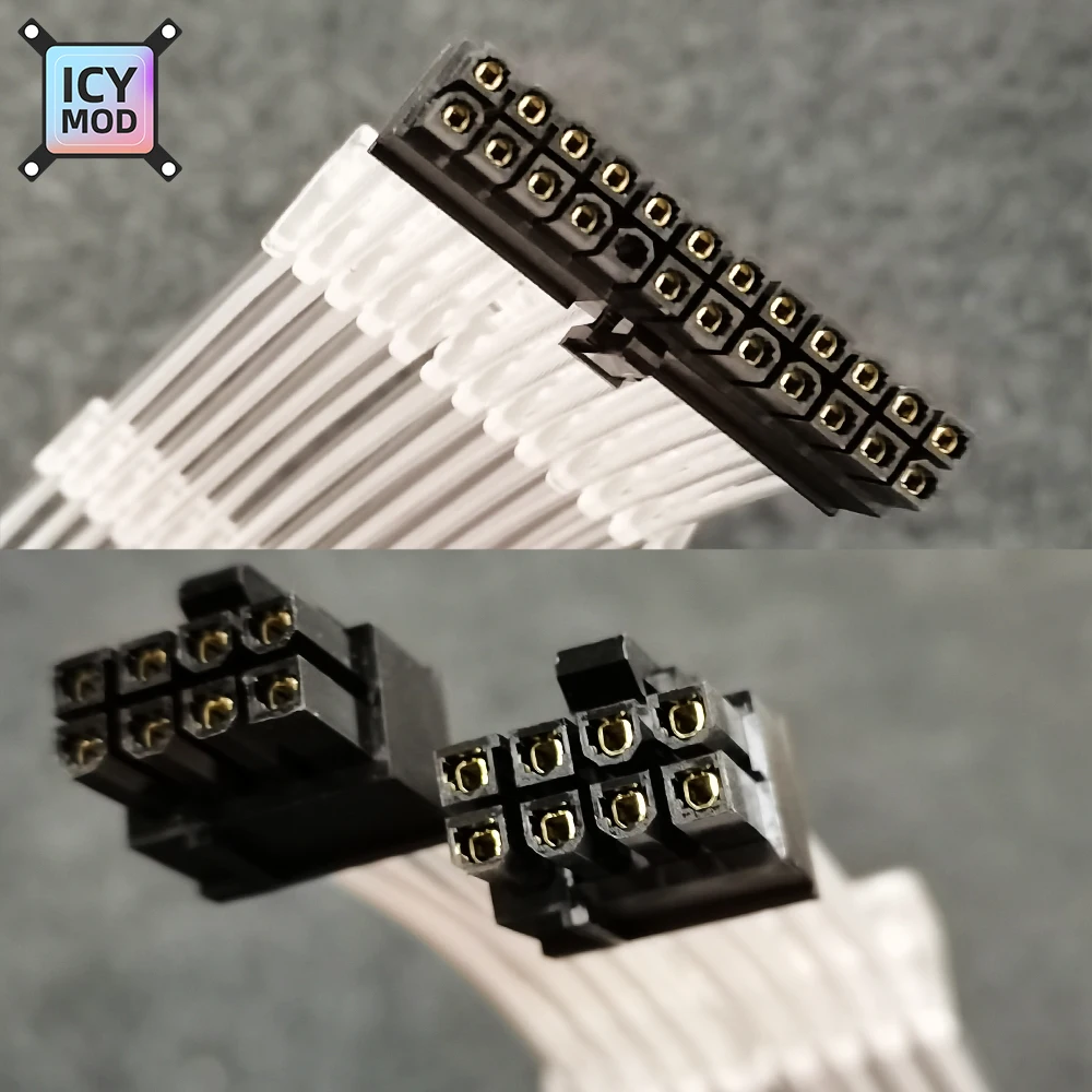 Удлинительный кабель ARGB GPU 3x8PIN Rainbow Lighting Cable 8 + Strimer Wire 24PIN MOBO VGA RGB удлинитель