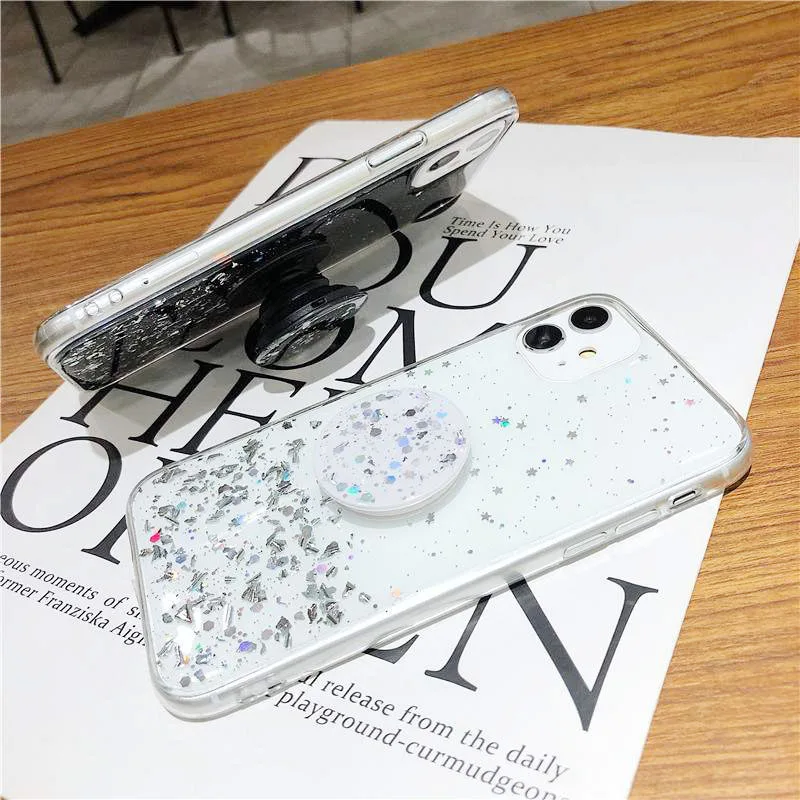 

Holder Stand Soft Case For Samsung S21 Ultra S20 FE S21 Plus A31 A51 Case Galaxy A71 A70 A50 A21S A12 S10 S9 S8 Plus S10e Cover