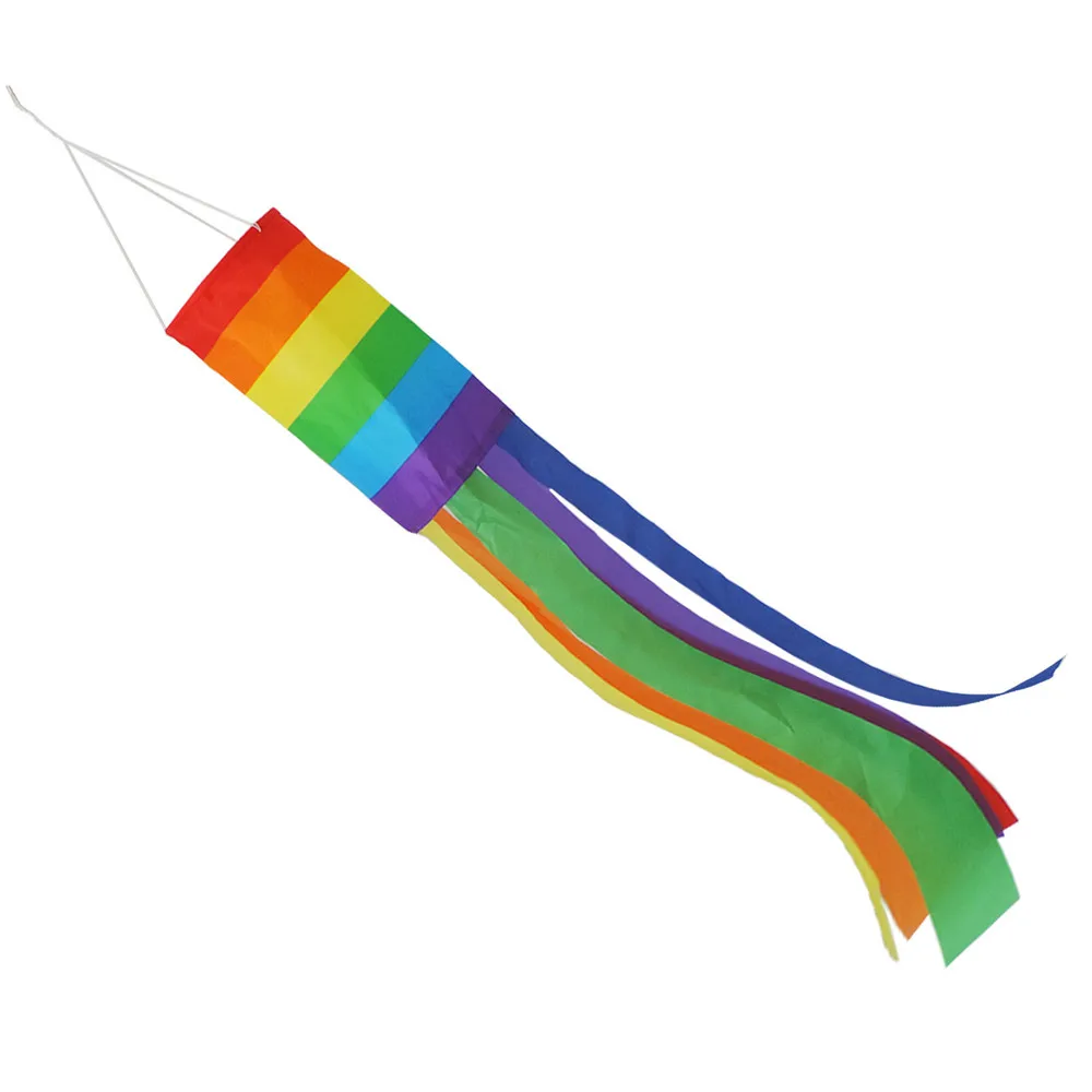 

Colorful Wind Sock Flag Vane Home Aviation Hanging Decoration Indicator Monitoring Measurement All Weather Garden Windsock