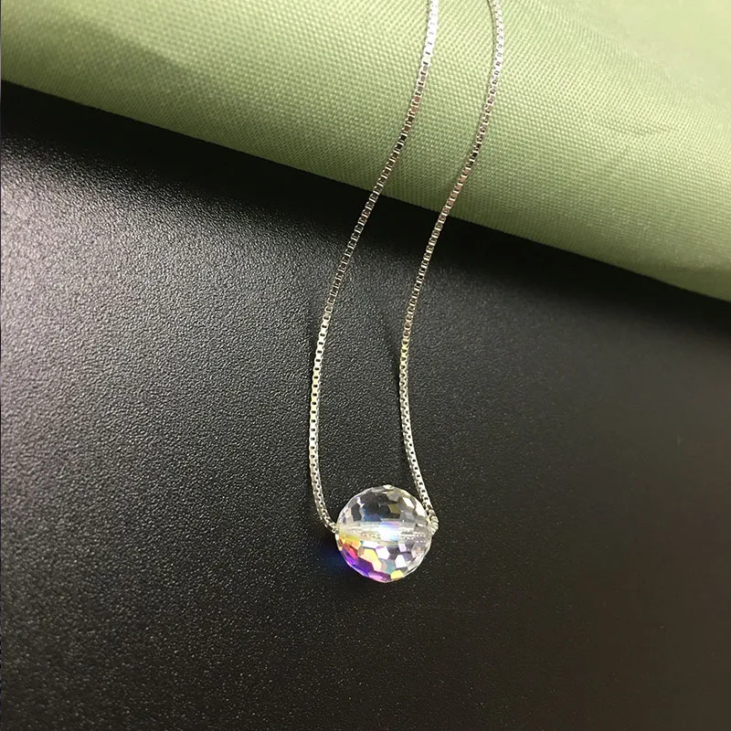 Ожерелье с австрийским хрусталем FUN BEAUTY роскошный цветной яркий шнурок блестящим