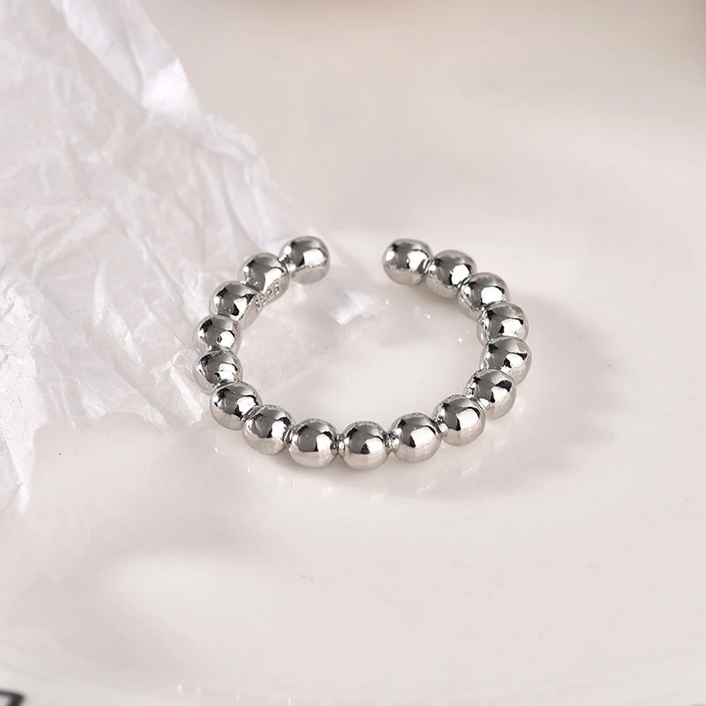 

Gold Silver Color Chunky Chain Rings Link Twisted Geometric Rings For Women Vintage Open Rings Adjustable Trendy