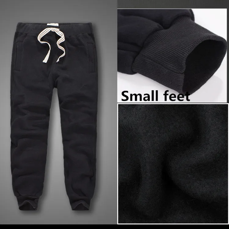 Зимние хлопковые брюки для девочек мужчин повседневные флисовые тренировочные