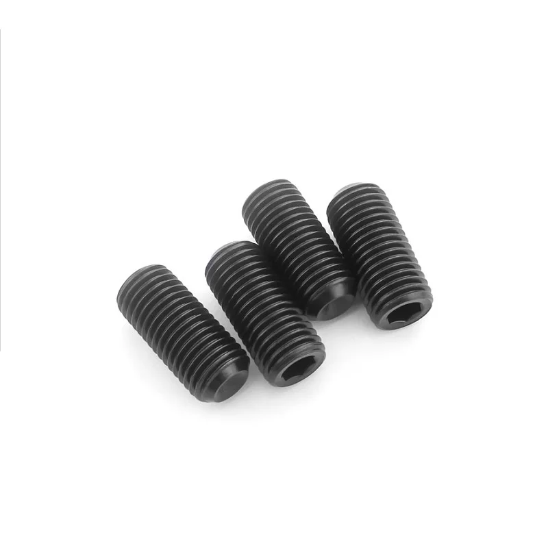 

50 / 20 /10pcs M1.6 M2 M2.5 M3 M4 M5 M6 M8 DIN916 Stainless steel 304 grade 12.9 Alloy steel Hex Socket Set Screws Grub Screw