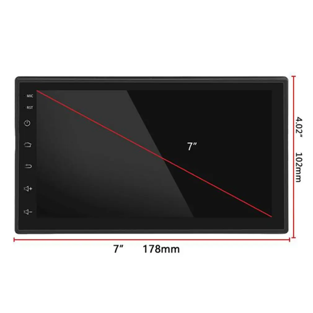 

Car Multimedia Player GPS Navigation With Map Player 7 Inch HD Touch Screen MP5 Player Radios Players