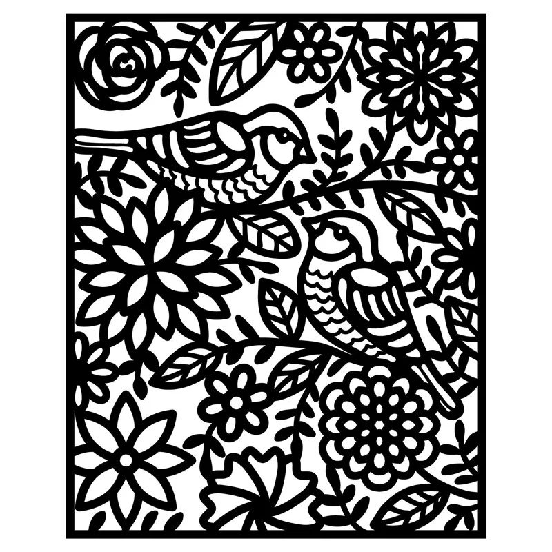 Naifumodo весенняя птица цветок рамка металлические режущие штампы Новинка 2019 для