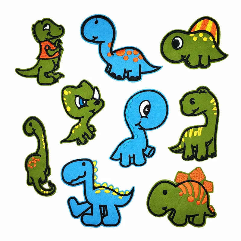 Новинка 1 шт. вышивка динозавра тканевые вышитые значки Парк Юрского периода