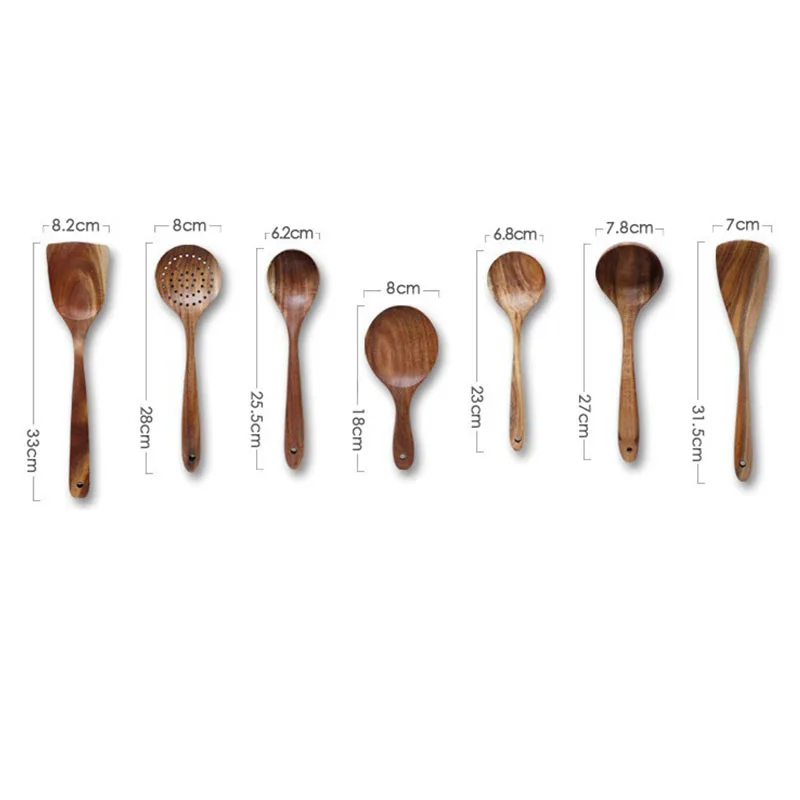 Деревянная посуда ложка ковш Тернер длинный дуршлаг для риса шумовка супа