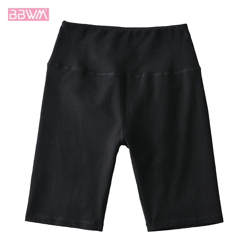 

В винтажном стиле; Сезон весна; Новинка; Простые джинсовые шорты, с завышенной талией, эластичные тонкие женские Велоспорт тренировочные бр...