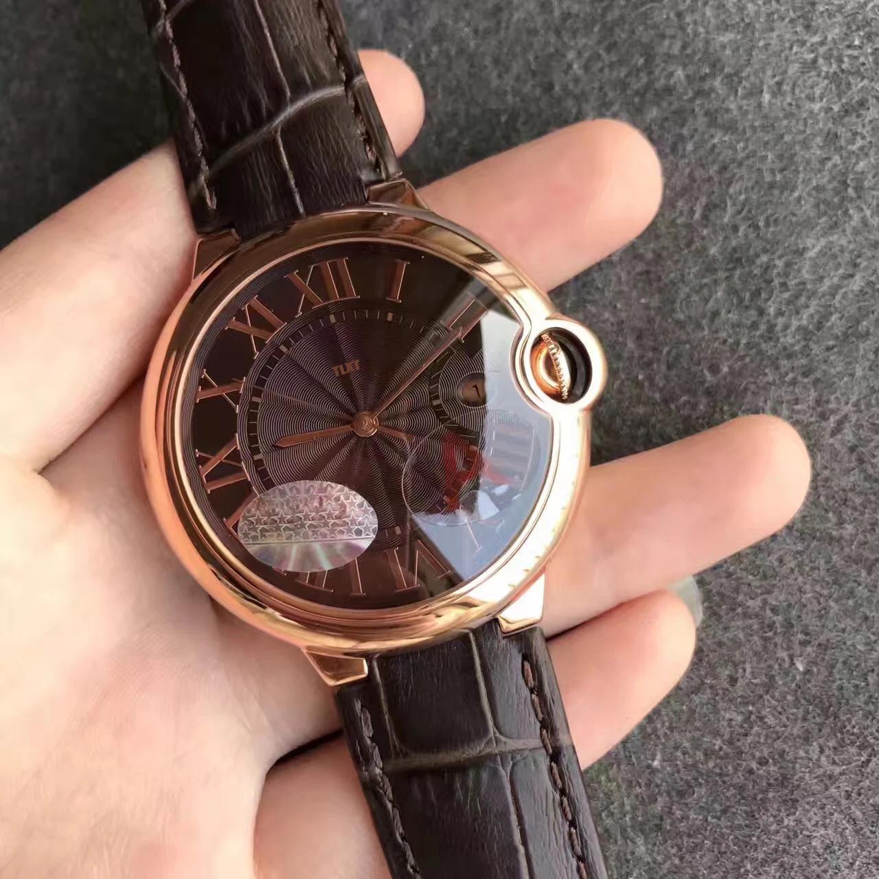 

Women's Watch 1:1 Replica AAA Watch Luxury Watch For Women TLXT W69012Z4 Automatic Mechanical Neutral Watch 42mm Leather Strap