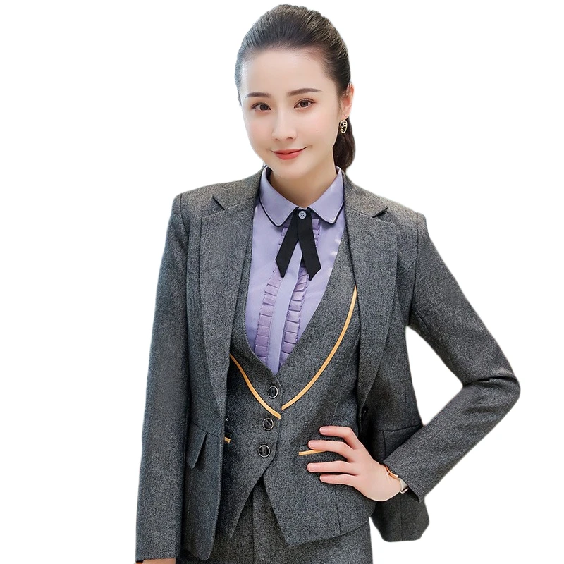 костюм женский брючный костюмы женские Женские деловые штаны элегантные офисные