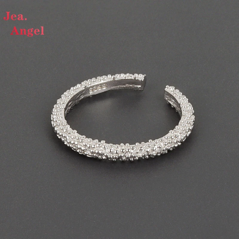 

Модное кольцо Jea.Angel 2021 из серебра 925 пробы с матовой поверхностью